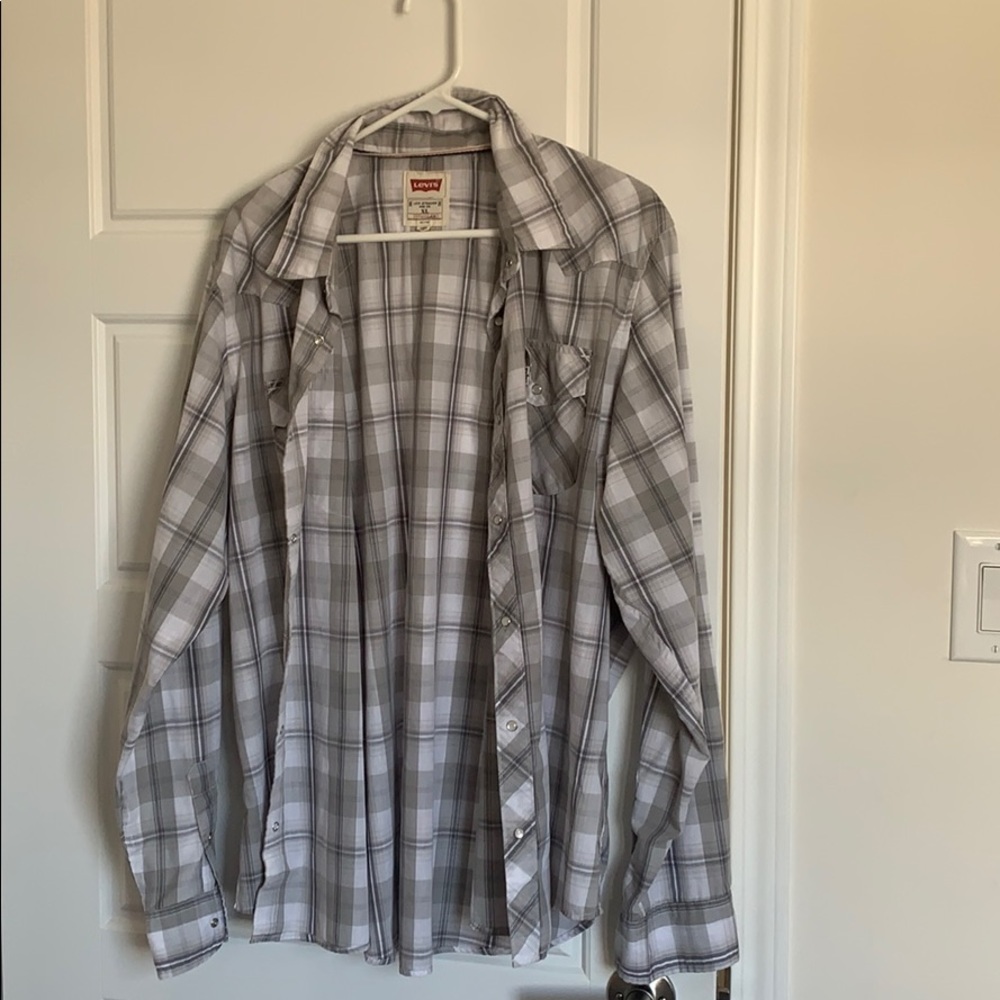 Levis Pear Snap Button Down Shirt